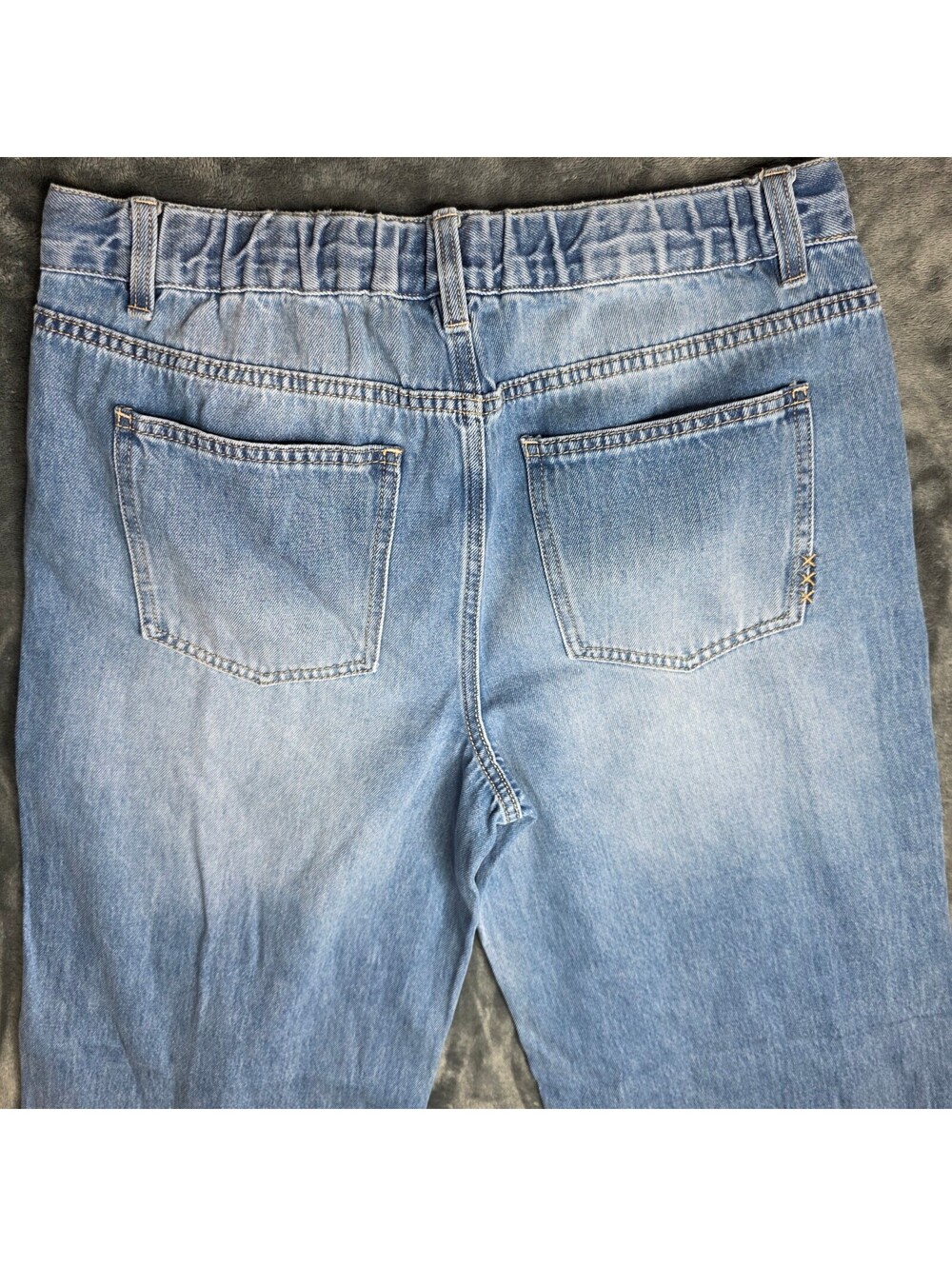 Scotch & Soda Baggy Drawstring Jeans Medium Denim Wide Leg NWT - Picture 13 of 13
